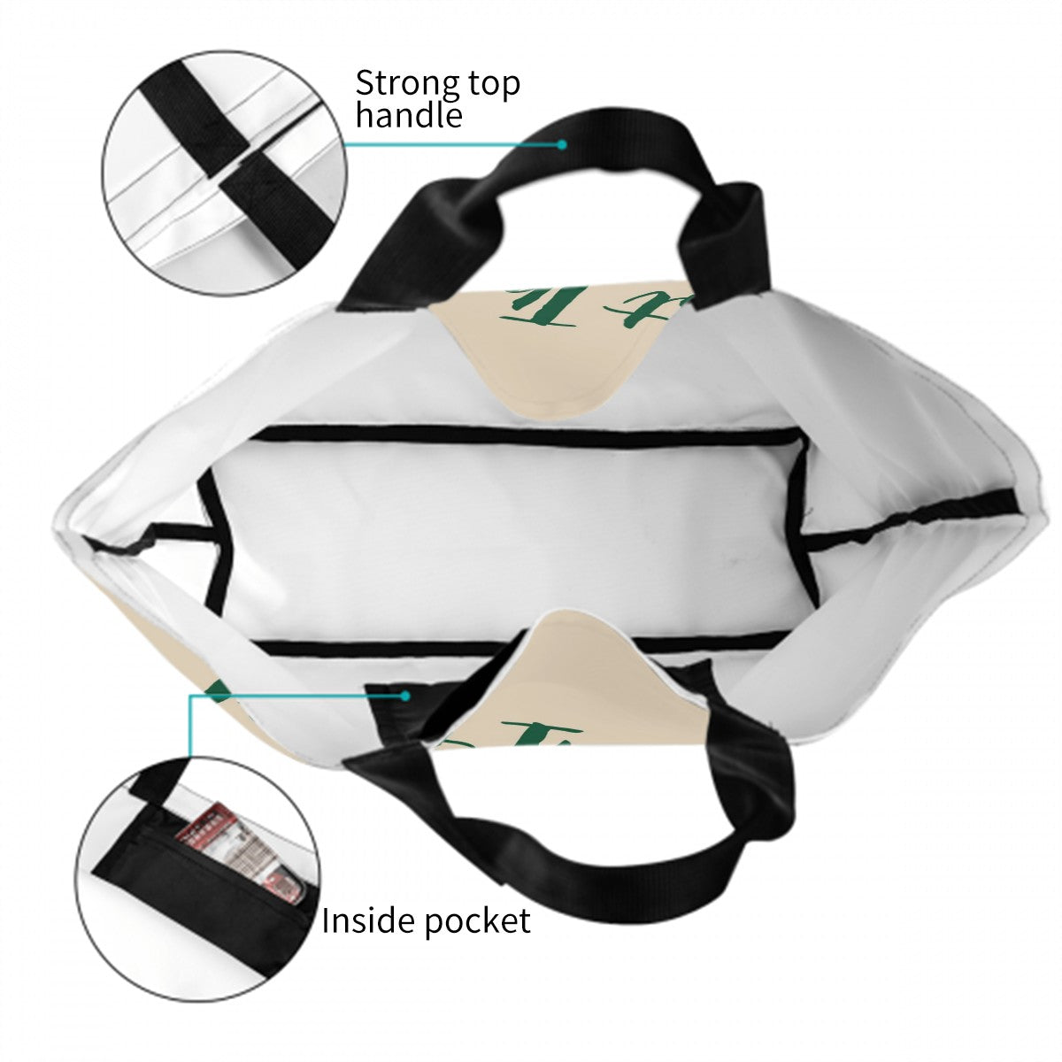 Champagne Tote – Sand Harmony (Large)