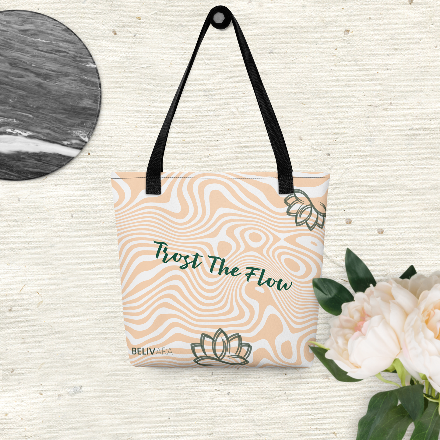 Swirl Tote – Sand Harmony